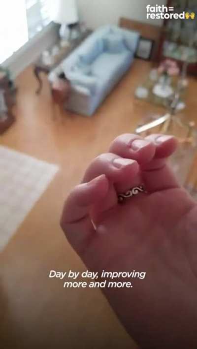 Woman Repairs Butterfly's Broken Wing With A Feather
