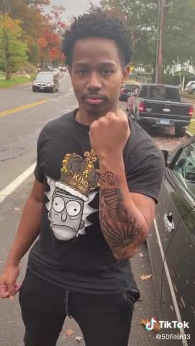 How dudes act when they get their first tattoo