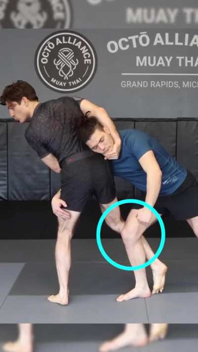 Modified Harai Goshi For Anti-Takedown