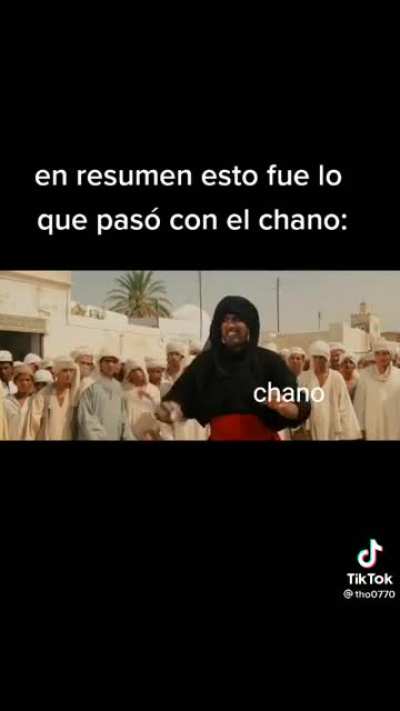 Noooo Chano, no todo en la Argentina de arregla a facasos :(