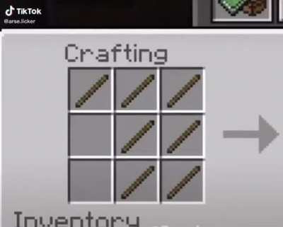 I made tambourines in Minecraft hope Felix get&rsquo;s to see this