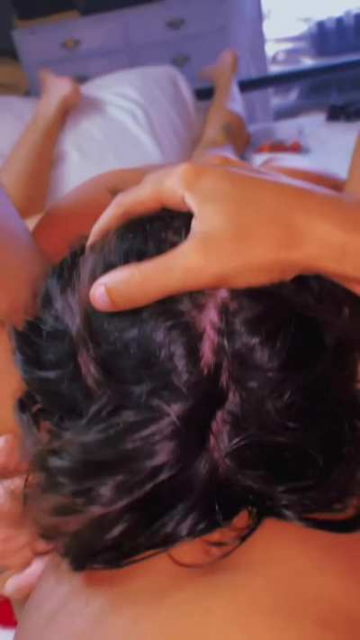 Balls Sucking While Cock Worship Leads Deepthroat Face Fuck