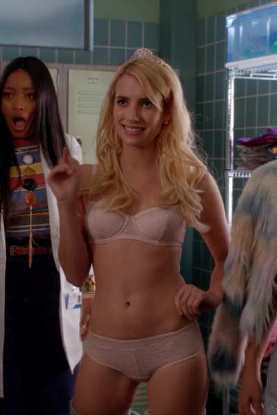 Emma Roberts - so lean and hot in Scream Queens