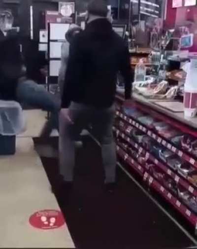 Its a different story when you kick a mans beer