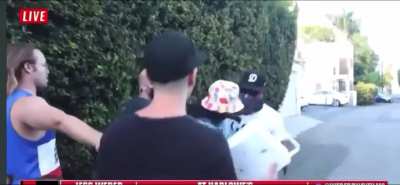 Professional MMA fighter punches Twitter journalist
