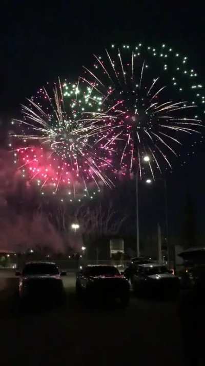Fireworks tonight