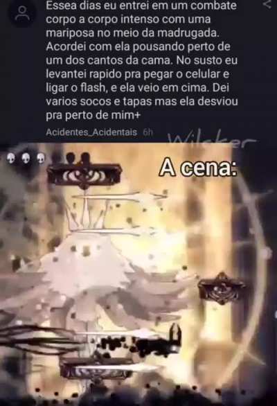 O cara viveu o pesadelo