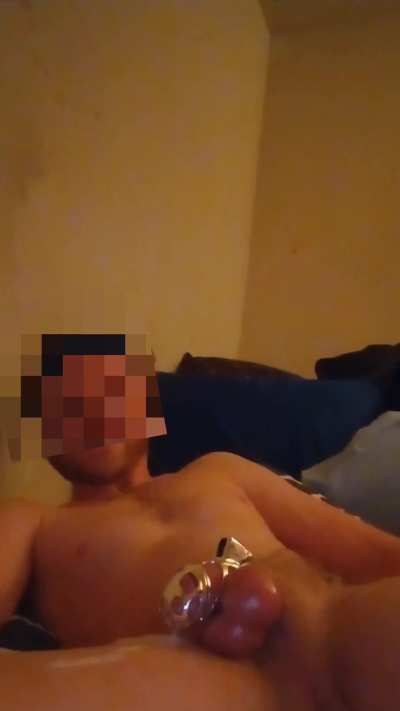 Caged and had to cum