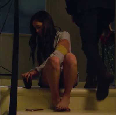 Shorts and barefeet