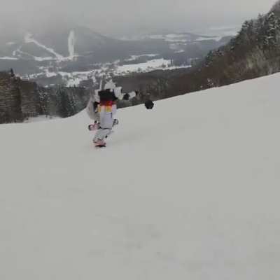 Just enjoying a day out in the snow caw caw