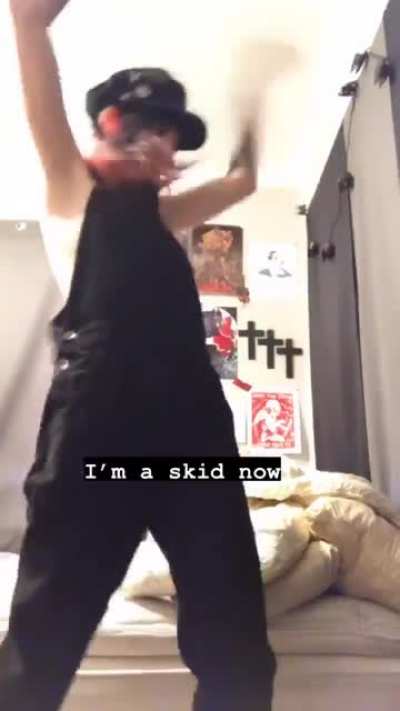 I&rsquo;m sure she&rsquo;s posted it to TikTok, but this is my kid putting out the best menergy.