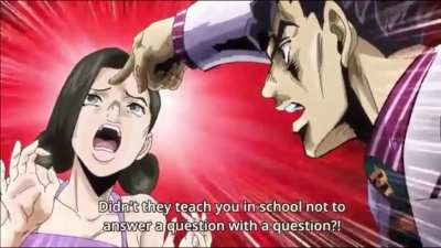 Don&rsquo;t answer a question with a question!