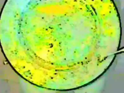 Nuked Fork on plate