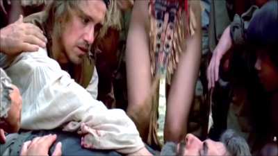 Tailinh Agoyo topless in the PG-13 movie "Christopher Columbus: The Discovery (1992)"