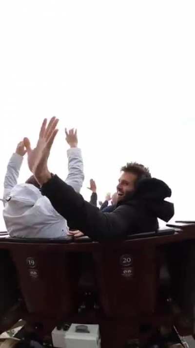 Slightly terrifying rollercoaster ride in Poland (max height is 2m)