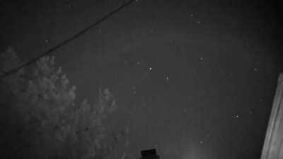 Very interesting capture this evening - "Satellite" makes a 90 Deg. left turn at approx. 15 Second mark