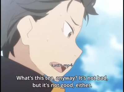 [Meme] I think Subaru is enjoying his tea... a bit too much