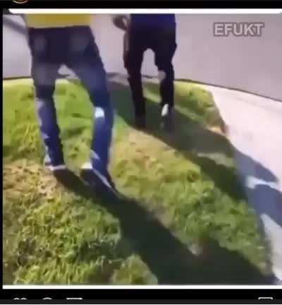 Mob beats a guy and kicks him out of the hood when they find video evidence that he's gay (VERY NSFW)
