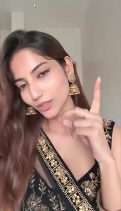 Angel rai cutie showing her moles