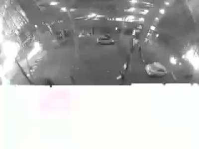 [Off-topic] Security video of the Nashville Christmas Bombing. An RV filled with explosives blares a warning to evacuate due to a bomb. The alert was clearly meant to get as many people onto the street as possible so they could be killed by the large blas