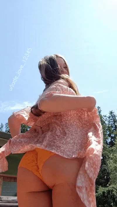 Wanna take a peek under my sundress?
