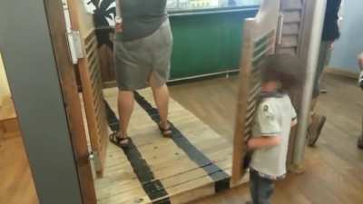 To close the door