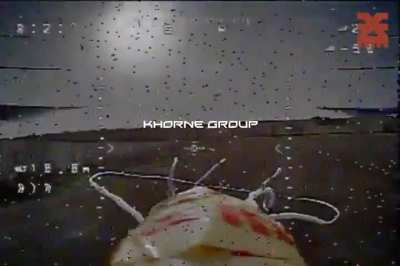Russian Murom surveillance system was hit by drone operator of the "Khorne" group, 116th Separate Mechanized Brigade. Zaporizhzhia Oblast. (02/April/2024)