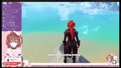 Paimon&rsquo;s CN VA reacts to Zhongli&rsquo;s thicc ass