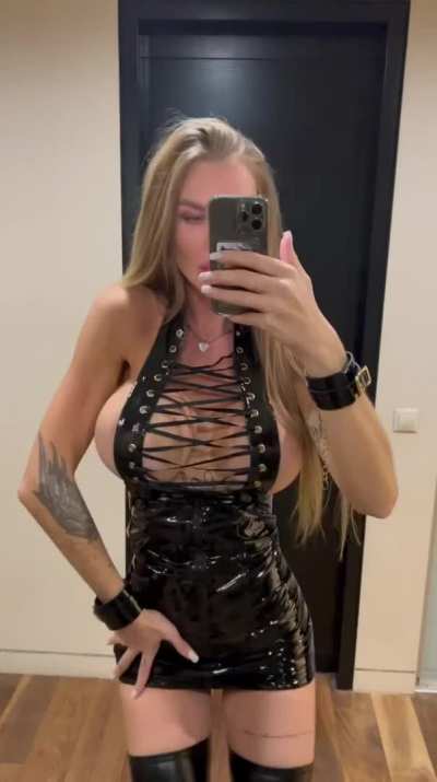 My fav shiny dress