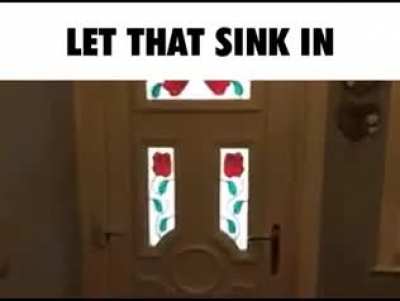 Just let that Sink in.