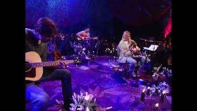 The finale of Nirvana's MTV Unplugged performance in 1993. This song is "Where Did You Sleep Last Night"