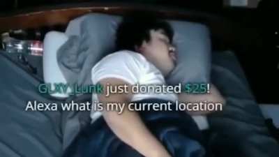 So much for sleping