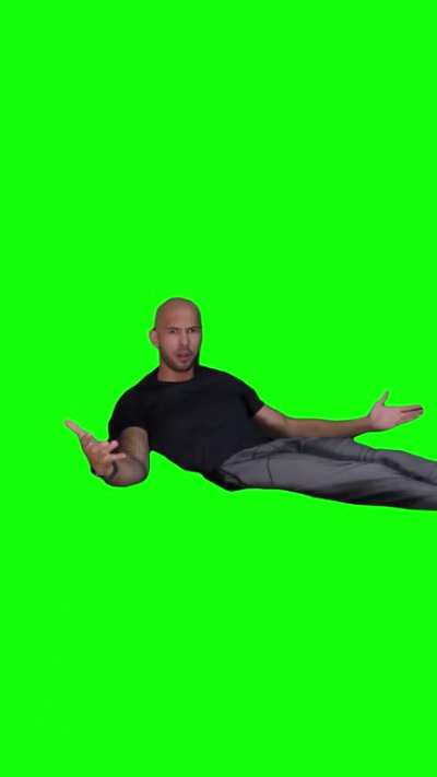[GREEN SCREEN] Andrew Tate - "BREATHE AIR!" Meme Template
