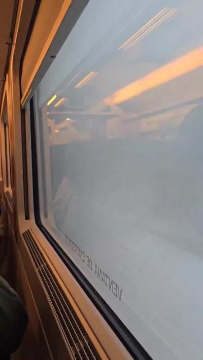 Circulando a 288 km/h por la Espa&ntilde;a nevada...
