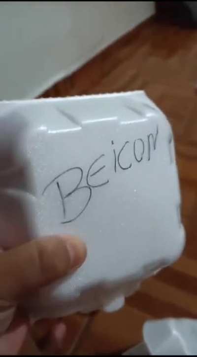 He was misunderstood, he meant "be icon" /j