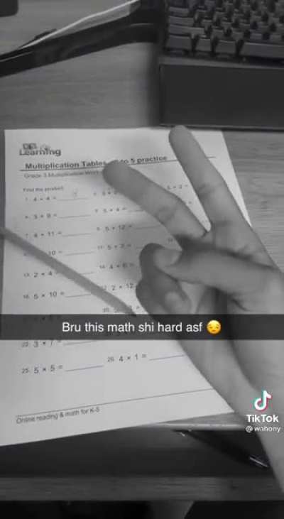 I'm mean this American can't solve even a single math problem