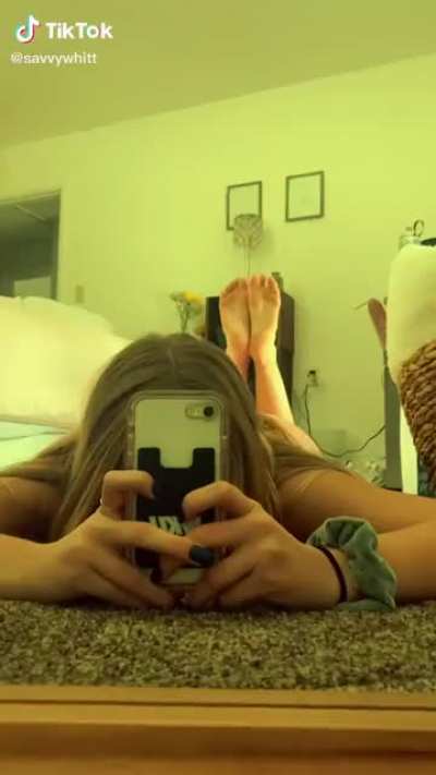 pull her legs and do your thing