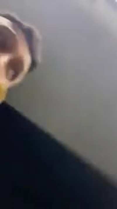 Guy eats Taco he finds while others were fighting