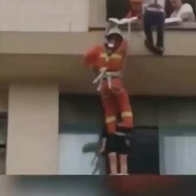 Blursed anti-suicide fireman