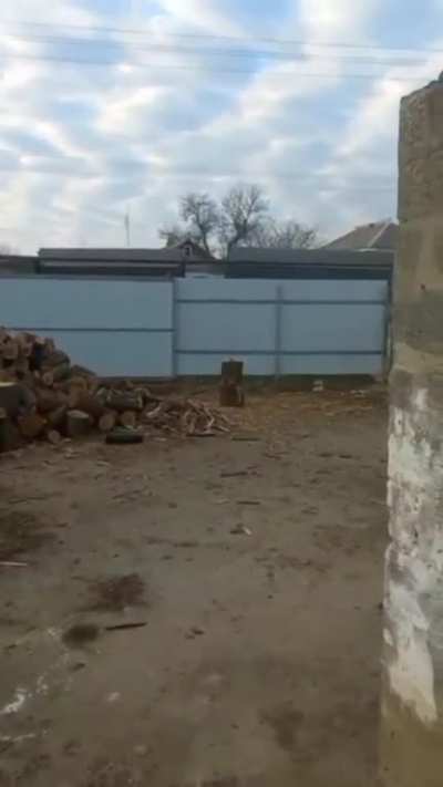 blowing up a log