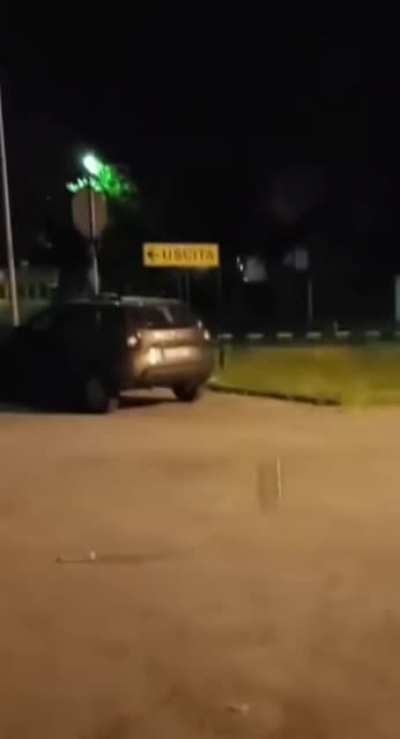 Unexpected bottle flip