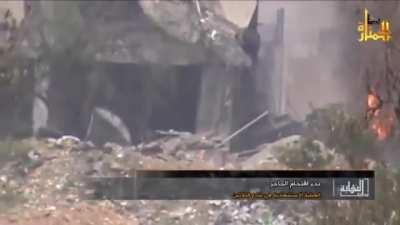 Video released by Jabhat al-Nuṣrah titled Beginning of the End #15 [Syria] (August, 2013) Features an SVBIED attack
