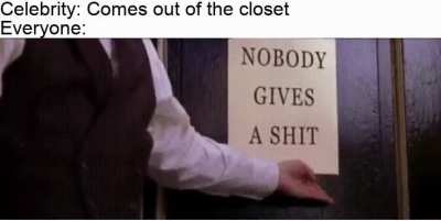 Nobody gives a shit