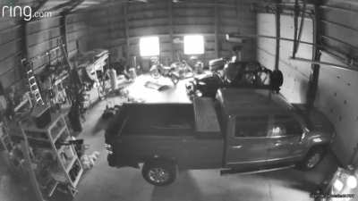 Ring says there's a "person" in my shop. Must be Peter Parker.