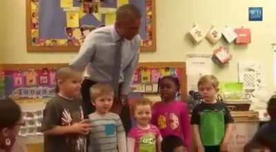Meeting some kids