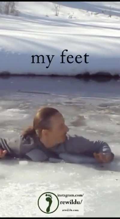 Save your life hack: Do this if you&rsquo;ve fallen through thin ice