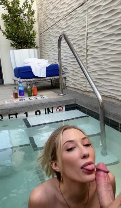 Testing my new tongue's toy