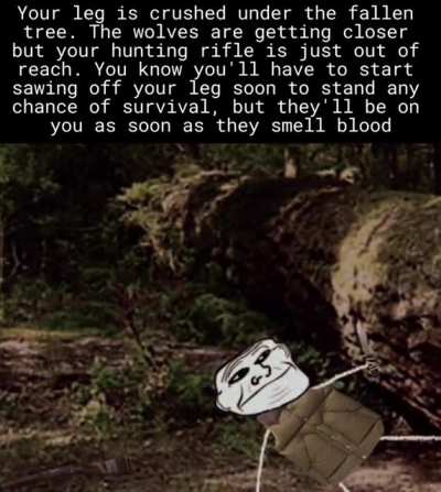 Maybe I can kill one or two first&hellip;