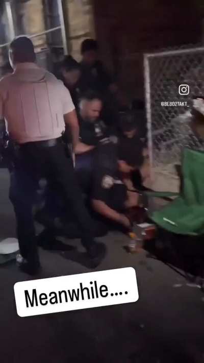 Dude slaps a cop