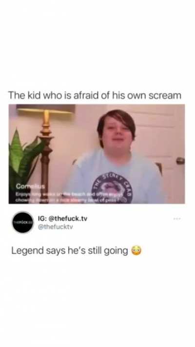 He did the editin job for me by cuttin his own screams perfectly
